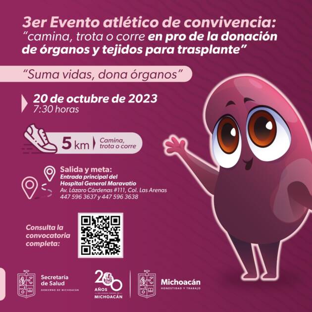 SSM anuncia tercera carrera atlética por la donación de órganos