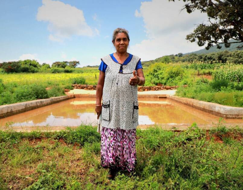 Olla de captación de agua en Cuanajillo del Toro ya beneficia a 70 familias con apoyo del Gobierno de Morelia