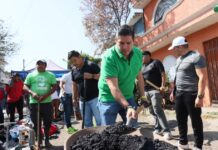 PVEM tapa los primeros 100 baches en Morelia; se avanza en mejores vialidades