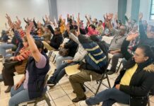 Delegados acuerdan no aceptar renuncia de Eduardo Tena a dirigencia del SUEUM