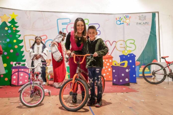 Los Reyes Magos celebraron a lo grande con las niñas y niños de Zacapu: Mónica Valdez