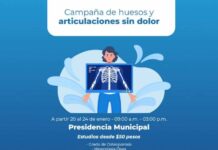 Inicia campaña “Huesos y Articulaciones Sin Dolor” en Quiroga