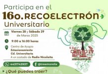 Cuidemos el medio ambiente!, participa en el 16° Recoelectrón Universitario