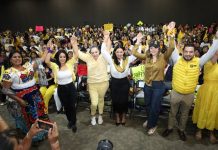 Mujeres de las distintas regiones de Michoacán cierran filas en pro de Araceli Saucedo