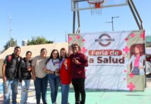 Realiza Nalleli Pedraza Feria de Salud en Trincheras