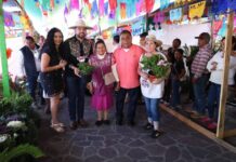 Octavio Ocampo reconoce la Feria del Geranio como motor económico y cultural de Tingambato