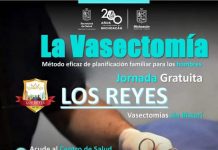 Invita Humberto Jiménez a jornada gratuita de vasectomías en Los Reyes