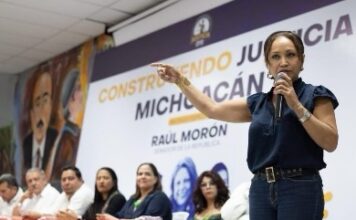 Itzé Camacho y Raúl Morón recorrerán Michoacán para fomentar votación del Poder Judicial