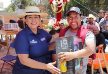 Alma Mireya González reconoce con gratitud la labor de los albañiles en el Día de la Santa Cruz