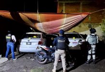 En tareas de investigación, FGE ejecuta cateo en Tarímbaro y recupera siete vehículos con reporte de robo y asegura 447 dosis de narcótico