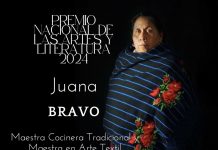 Juanita Bravo, guardiana de sabores y tradiciones, gana Premio Nacional de Artes y Literatura