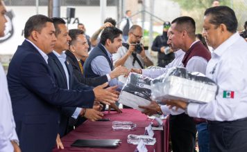 Entrega Torres Piña vehículos y equipo especializado al Sistema Penitenciario