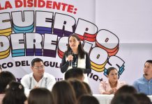 Presente, Fiscalía General en la Feria “Ola Disidente: Mi Cuerpo, Mis Derechos”, llevada a cabo en José Sixto Verduzco