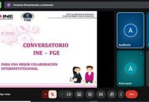 Establecen FGE e INE Michoacán metodología de trabajo para el intercambio de información